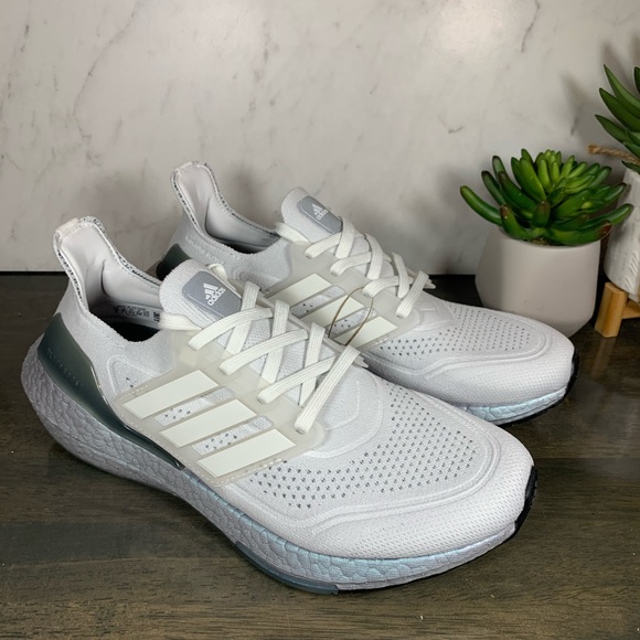 adidas UltraBOOST 21 Crystal White - Picture 6 of 8